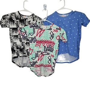 3 - Luluroe Girls Tops Youth Size 6 multiple Colors Comfort